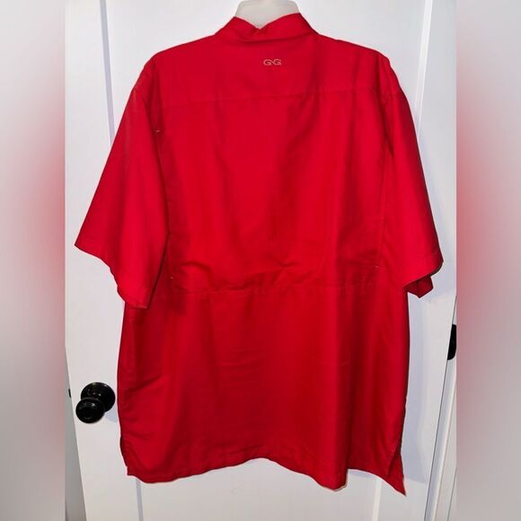 MENS RED DISHING SHIRT - Picture 2 of 3